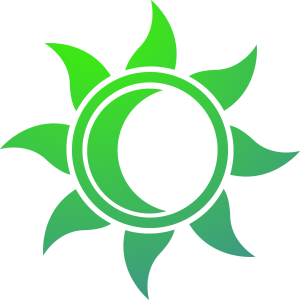 Icono Solnatur degradado verde